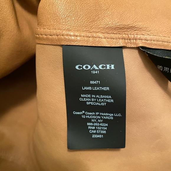 Size 12 Coach Suede Trench Coat - Picture 6 of 6